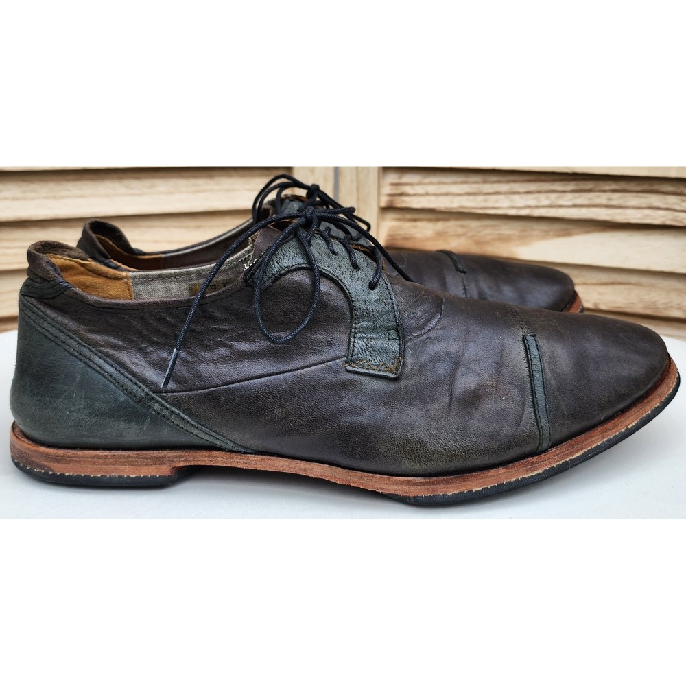 Timberland Sz 10 Wodehouse Brown Leather Lace Up Oxford Shoes Lost History 7550B